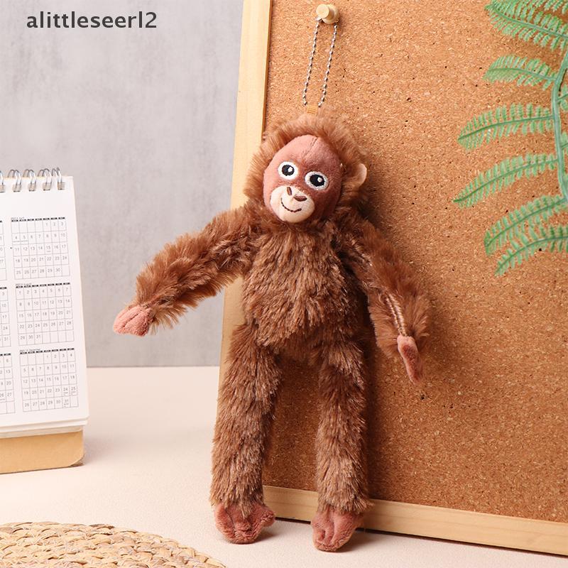 TTE การ์ตูน Gorilla Plush ของเล่น Chimpanzees ลิงจี้นุ่มยัดตุ๊กตาพวงกุญแจ Bapa กระเป๋ารถ Key แหวนตกแต่งเด็กของขวัญ N
