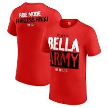 เสื้อยืดแขนสั้นมวยปล้ำ WWE Nikki Bella สำหรับผู้ชายและผู้หญิง ทำจากผ้าฝ้าย 100%