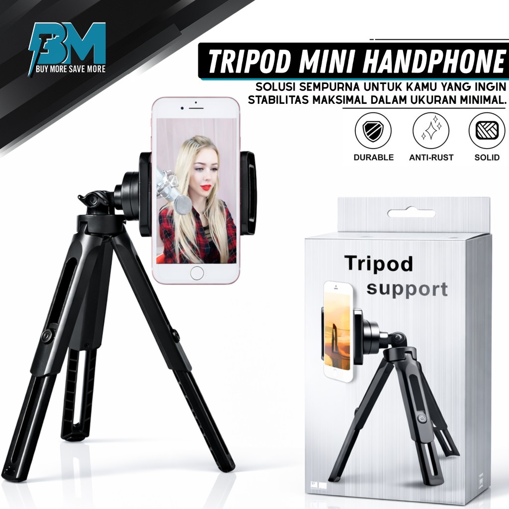 MINI TRIPOD HD 30 - MINI TRIPOD สําหรับกล้องโทรศัพท์มือสําหรับ RINGLIGHT TRIPOD