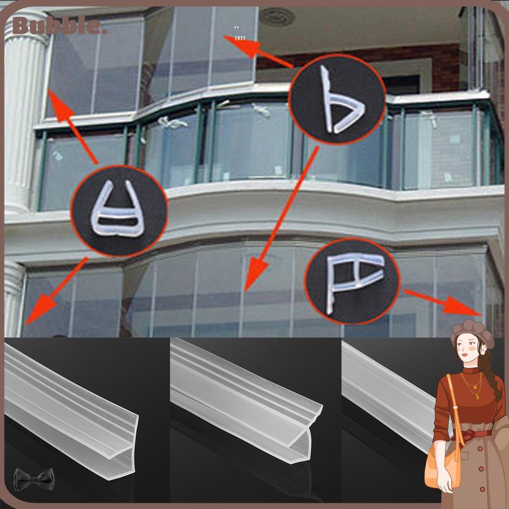 BUBBLE 1M 6-12mm FU h Shape Seal Strip Home & Living Home Improvement Bath Screen Window Seal