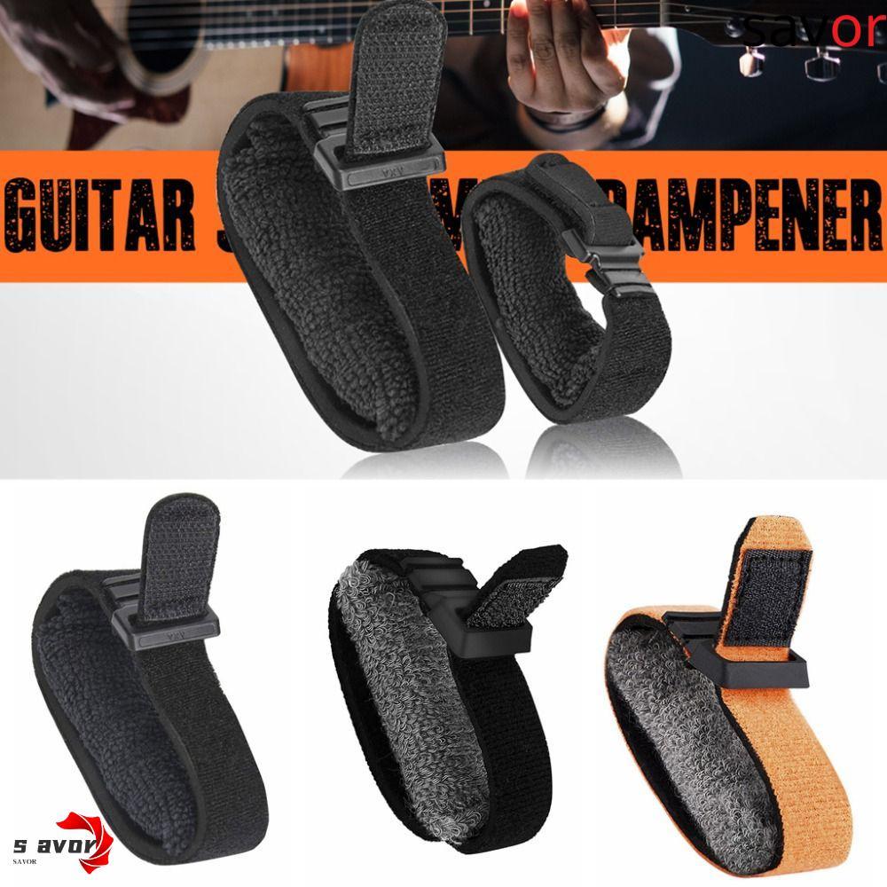 CHROM กีต้าร์ Soundproofing เทป, Plush Guard String ติดตั้งง่าย Fret Wrap, กําจัดเสียงรบกวนลบเสือดาว
