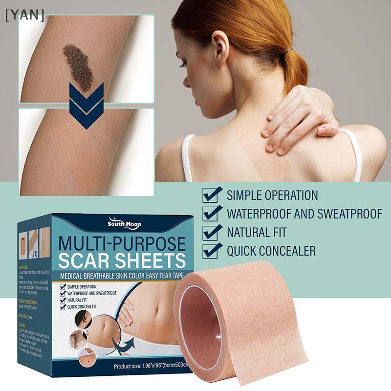 [YAN] 1 ม้วนสีผิวโทนคอนซีลเลอร์ Tattoo Stiers Cover Up Tattoo Burn Scar Birthmark ที่มองไม่เห็น Patc