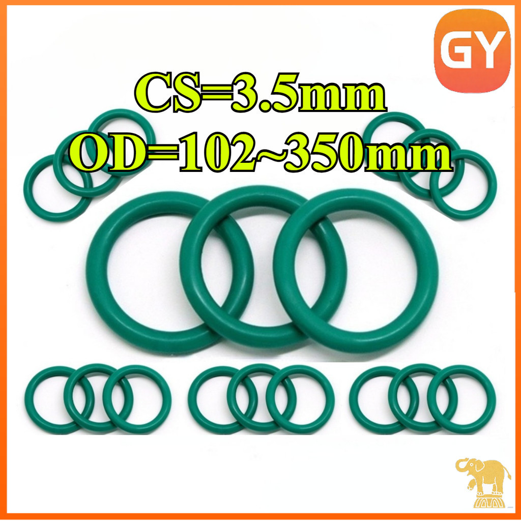 โอริง ORing ยางโอริง FKM เลือกขนาดได้ Cs3.5mm * OD102-350mm [GYYY-TG]