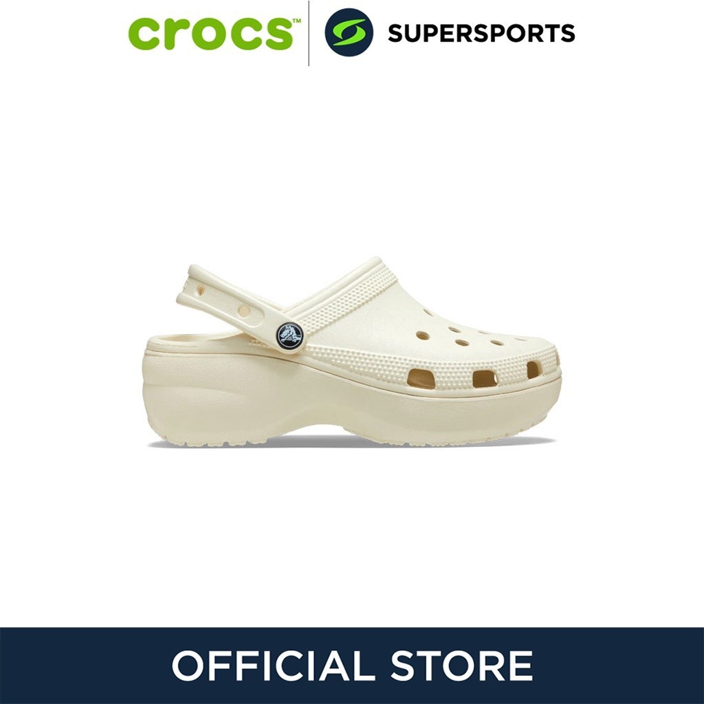CROCS Classic Platform Clog รองเท้าลำลองผู้หญิง 206750-2Y2 จัดส่งในวันเดียวกัน