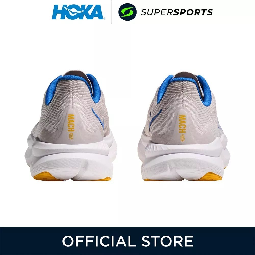 Hype sneakersHOKA Mach 6 Grey รองเท้าวิ่งผู้ชายจัดส่งในวันเดียวกัน