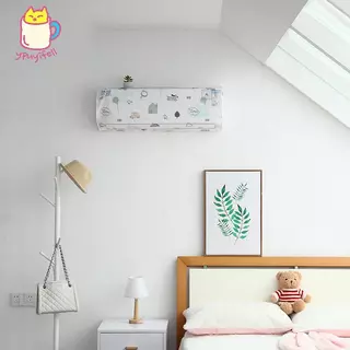 [YPU] Air Conditioner Dust Cover พัดลมติดผนัง Universal Minimalist Creative การ์ตูน compressable Fan Cover Air Conditioner Cover มนต์สนิสัยนนิสัย ตก
