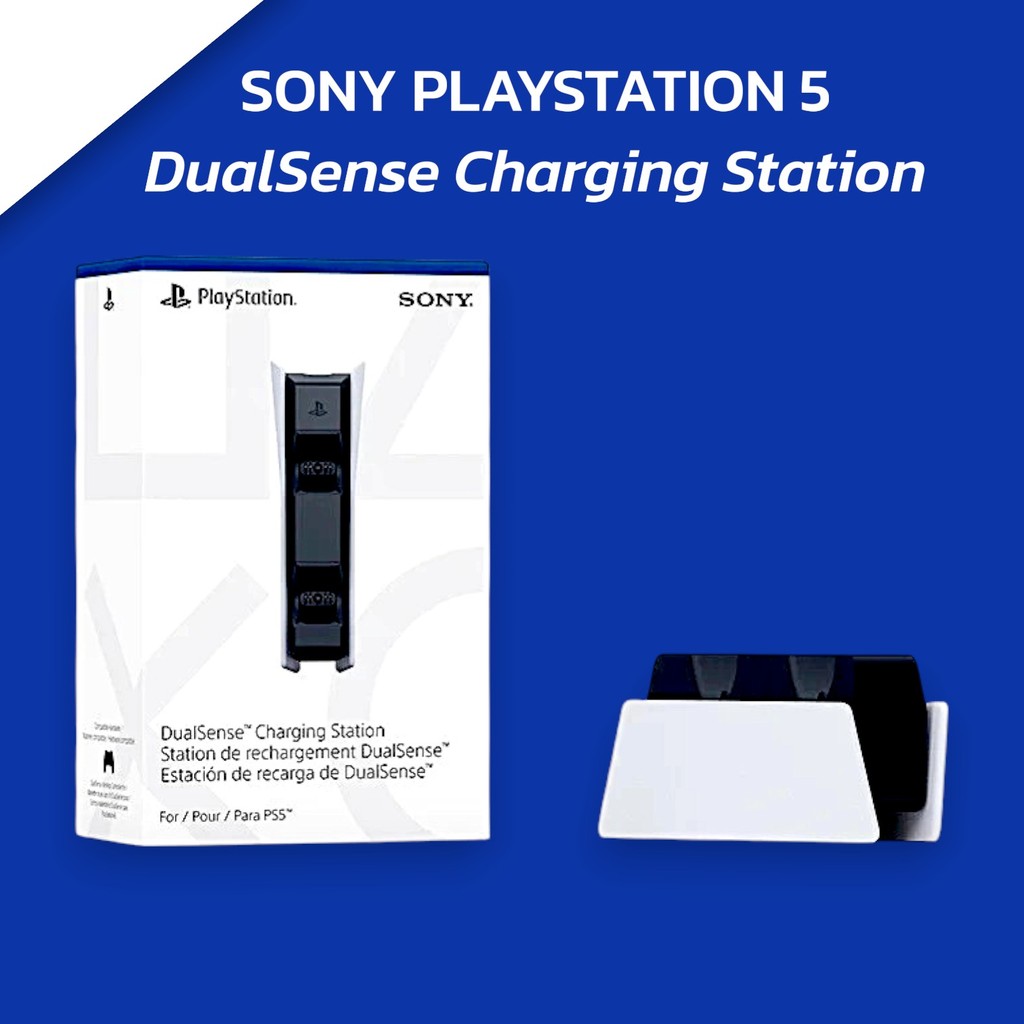 แท่นชาร์จจอย PS5 ของแท้ มือ1 : DualSense Charging Station (PlayStation) สินค้ามือ1 (ประกัน 3 เดือน) สินค้ามีพร้อมส่ง