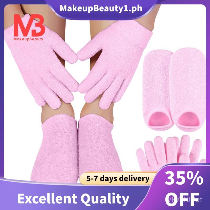 Moisturizing Gel Socks Gloves Set Hands Feet Skin Whitening Care Beauty Spa Treatment Hydrating Cool