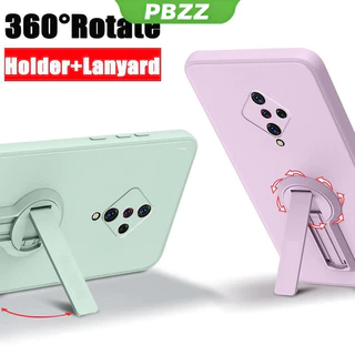 PBZZ FOR เคส ปลอก VIVO S1 Pro VIVO S1 เคสโทรศัพท์ softcase Liquid ซิลิโคน Protector กันกระแทกกันกระแทกกันกระแทกการออกแบบใหม่360 ° พร้อมผู้ถือ YTXZZJ01