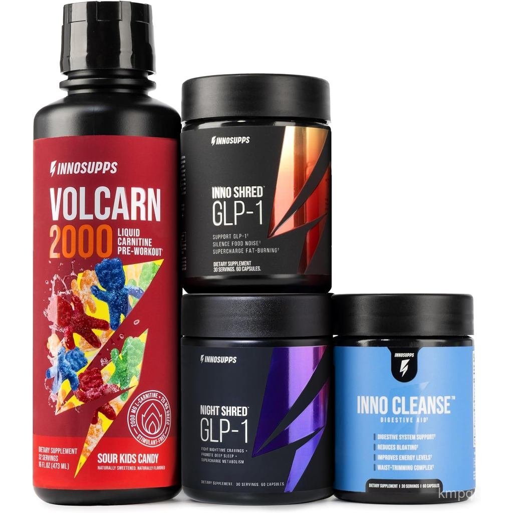 Innops Shred Stack - Inno Shred & Night Shred GLP-1, Inno Cleanse, Volcarn 2000