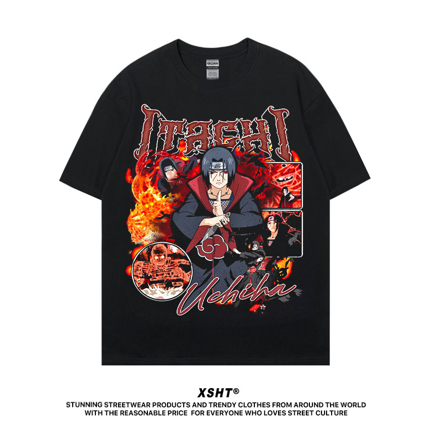 👕✨🔥พร้อมส่ง🔥 เสื้อ Anime : Itachi Uchiha (Naruto) - Black (สีดำ)