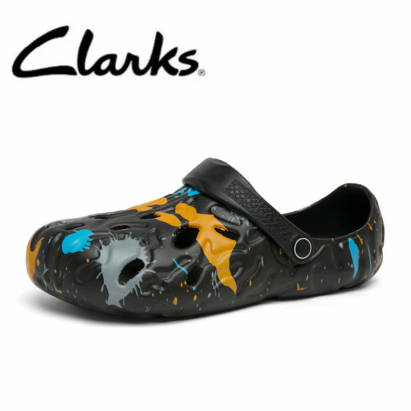 Clarks รองเท้าผู้ชาย Clarks รองเท้าผู้ชาย Clarks รองเท้าแตะบุรุษสุภาพสตรีรองเท้ารองเท้าแบน Clarks รอ