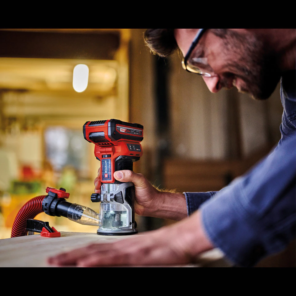 EINHELL เครื่องเซาะร่องไม้ไร้สาย TP-ET 18 Li Brushless thumbnail 5