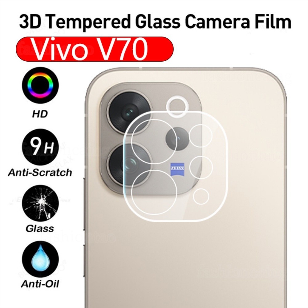 ส่งจากไทย ฟิล์มกล้อง สำหรับ Vivo V70 V60 V60lite เเบบครอบเลนส์กล้อง ฟิล์มกระจกเลนส์กล้อง LENS กันกระแทก กันรอย กันแตก