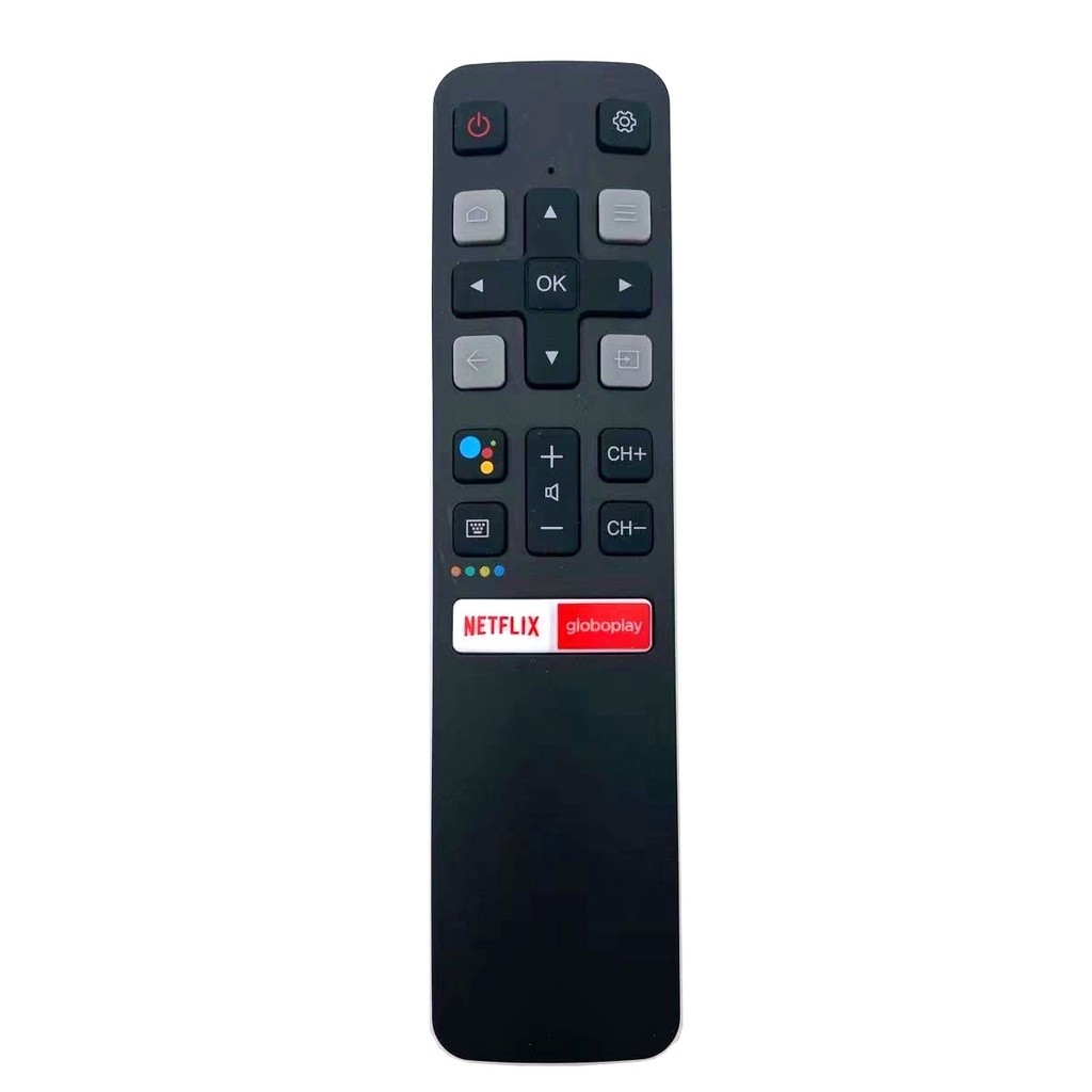 เสียงใหม่สําหรับรีโมทคอนโทรล TCL RC802V FNR1 FMR1 FLR1 พร้อม Netflix และ YouTube 40S6800 49S6500 55E
