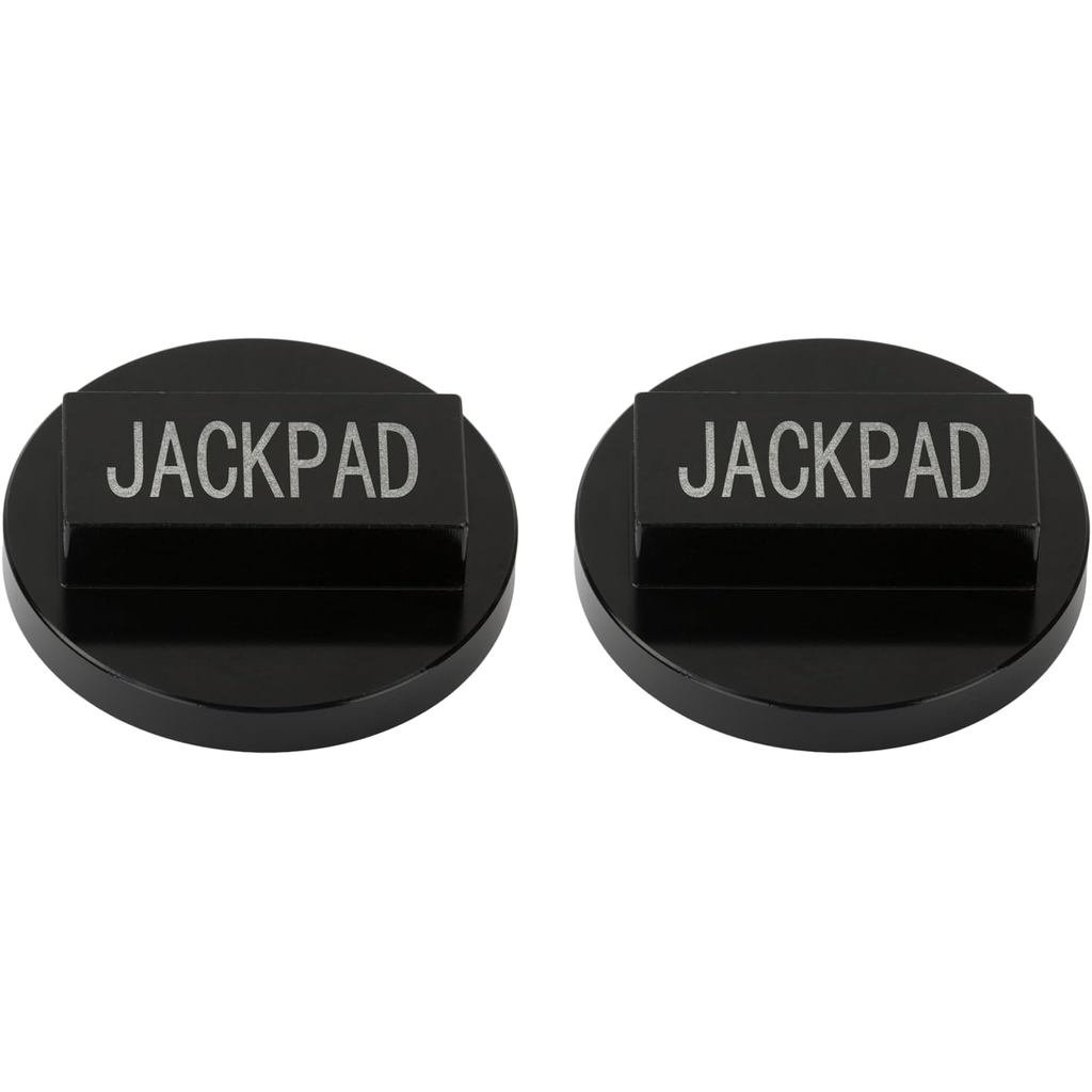 2PCS แจ็ค Pad อะแดปเตอร์สีดําอลูมิเนียมสําหรับ BMW 135 335 535 E82 E88 E46 E90 E91 E92 E93 E38 E39 E