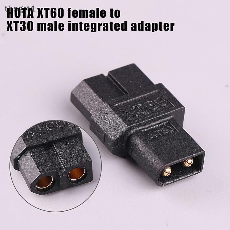 [TG1] HOTA XT60 Female to XT30 Male Adapter for RC Battery, 1/2 ชิ้น [TH]