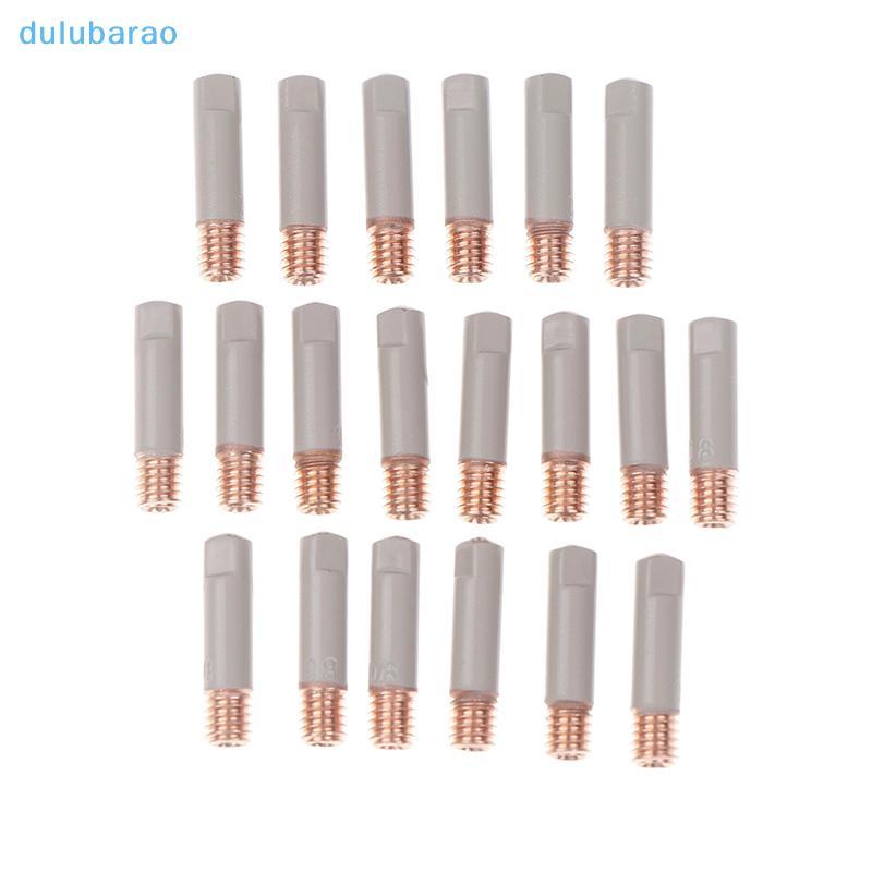 [DUL] 2 ชิ้น 15AK เคล็ดลับคอนแทคเชื่อมพร้อมเคลือบใหม่, 25 มิลลิเมตร M6 หัวฉีด 0.8-1 มิลลิเมตรสําหรับ