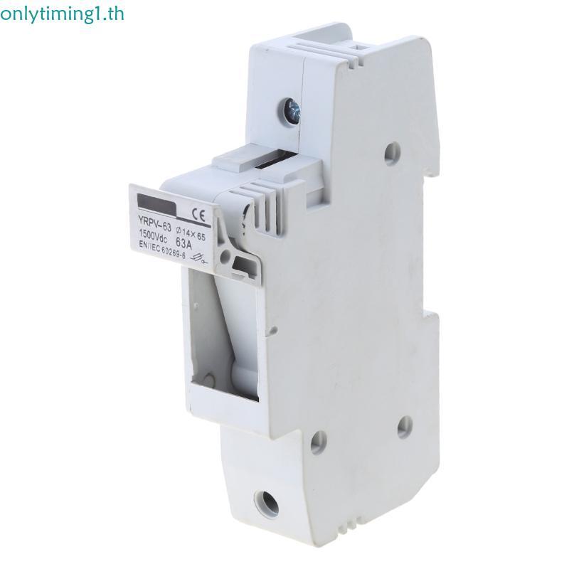 Onlytiming DC Miniature Circuit Breaker- 1000VDC Solar Fuse Holder14x51mm PV DC Fuse Base