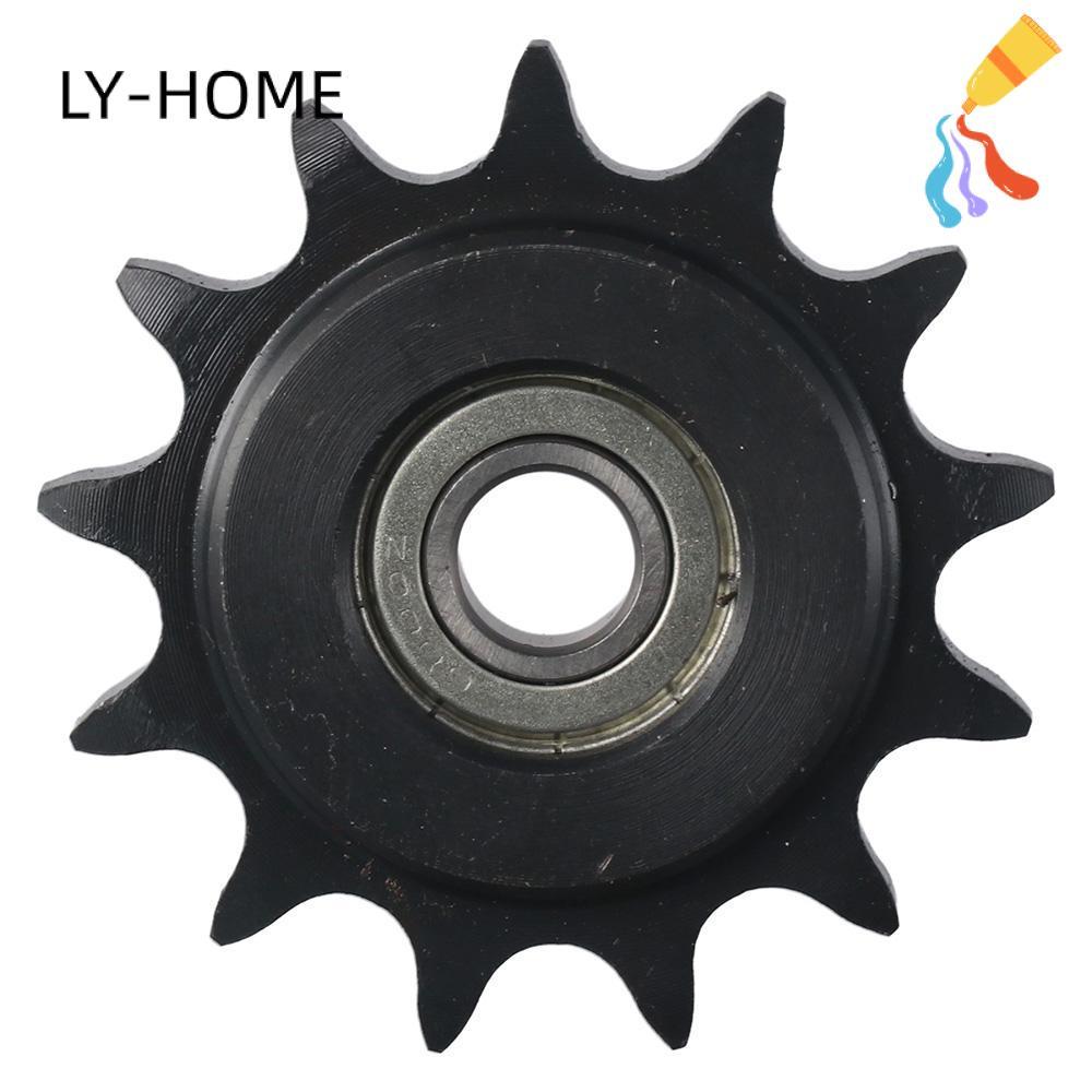 LIAOYING เกียร์ Idler นูน 13 ฟัน 10 มม.Bore 1/2 "Pitch Chain Idler Sprocket, ทนทาน C45 เหล็กคาร์บอน 