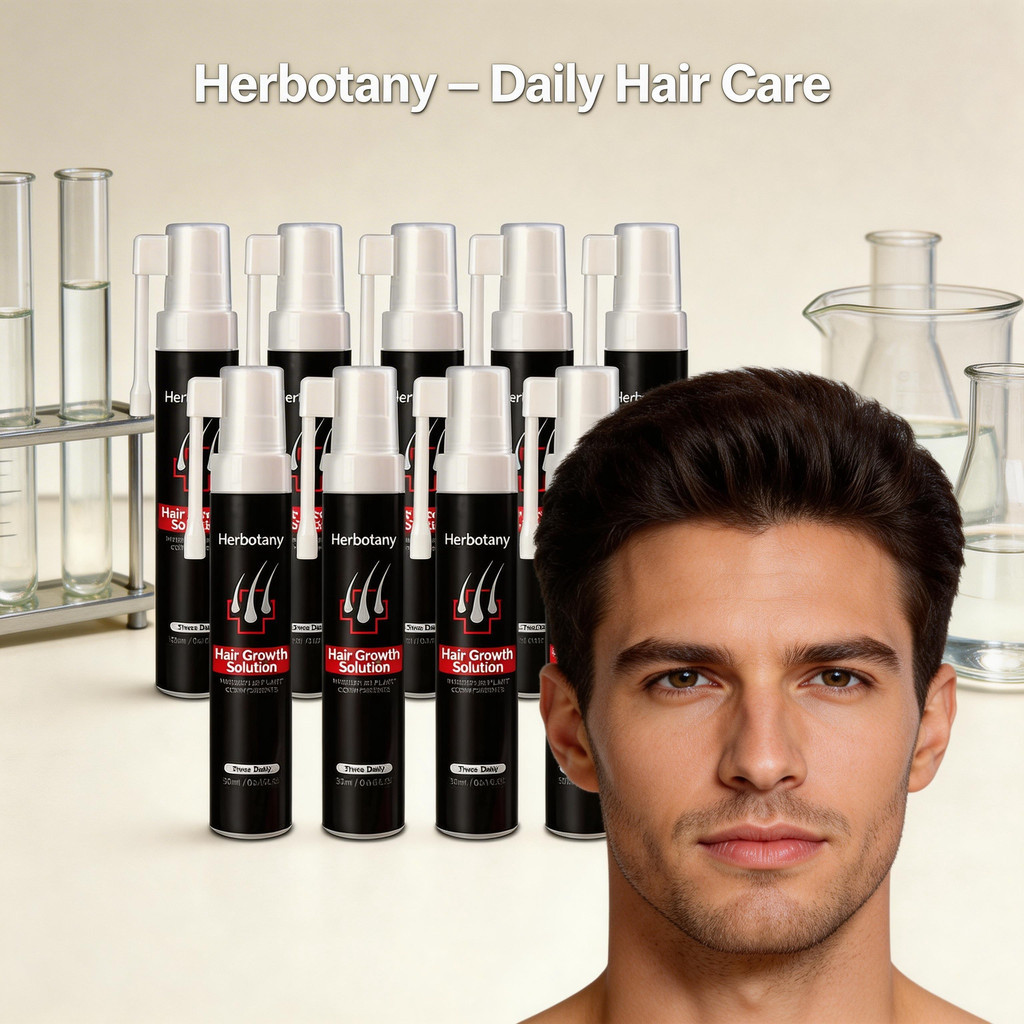 Herbotany Men's Scalp essence Rogaine  Hair Growth Serum Improvement of baldness เซรั่มลดผมร่วง   เซ