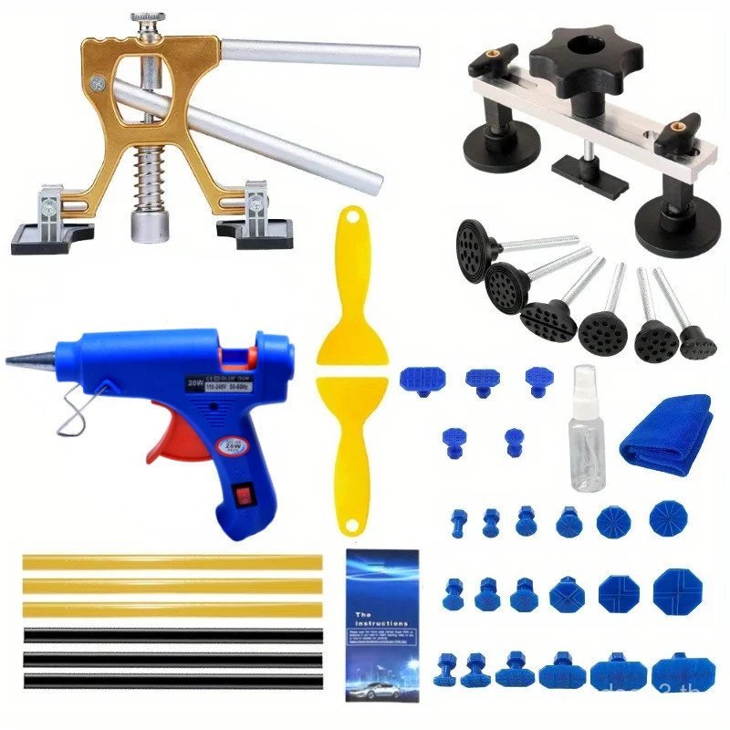 Auto Body Dent Repair Kit รถ Dent Puller Golden Dent Puller สําหรับ Auto Body Dent Removal Minor Den