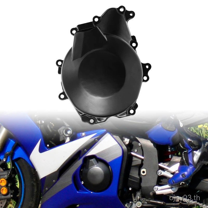 อลูมิเนียมซ้ายเครื่องยนต์ Stator ฝาครอบ Crankcase Fit สําหรับ Yamaha YZF-R6 2003-2005 R6S 2006-2010 