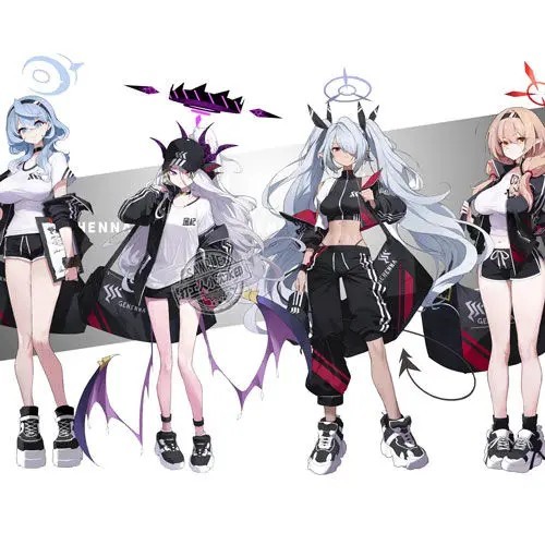Standee รุ่น Blue Archive Sorasaki Hina Iori Kako Chinatsu อะคริลิคโต๊ะเรียนตกแต่งที่ไม่ซ้ํากันอะนิเ