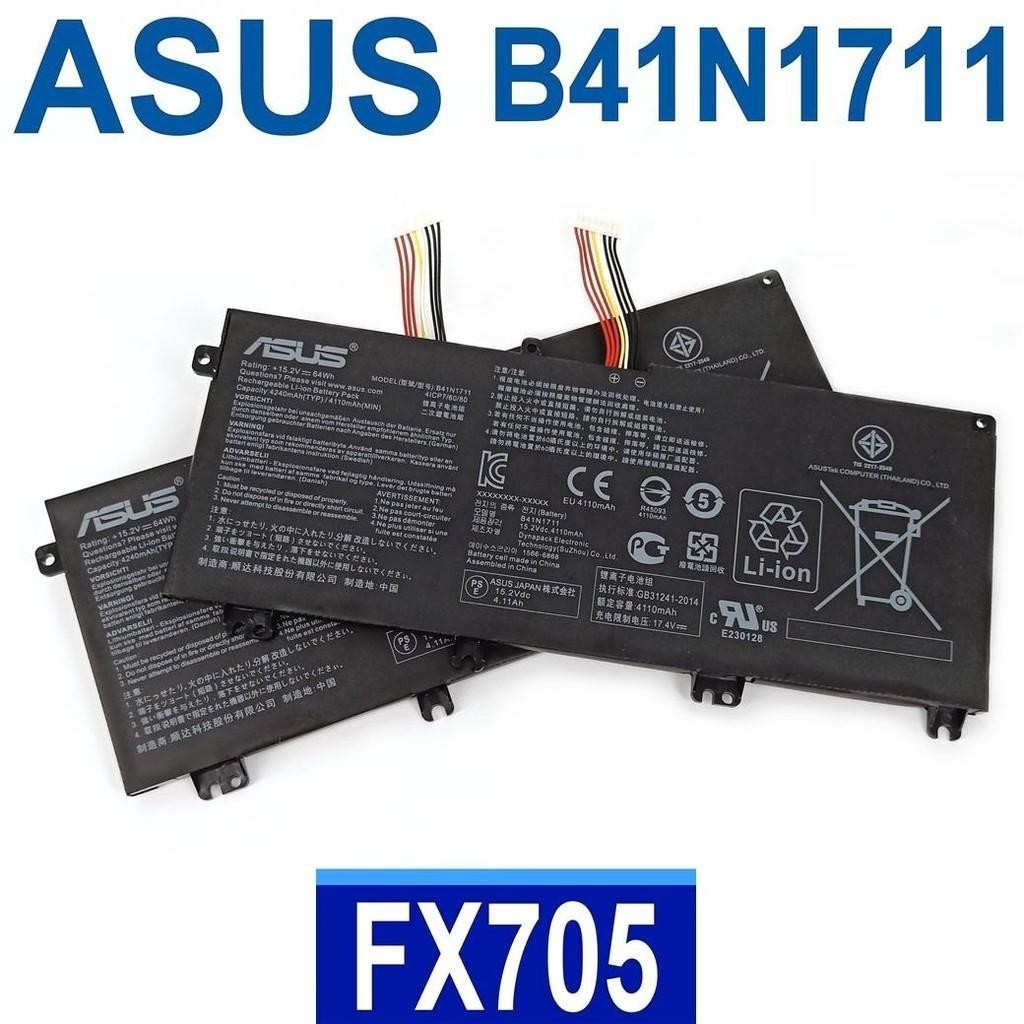 B41N1711 แบตเตอรี่แล็ปท็อป ASUS ROG FX705 FX705DD FX705DU PX705GD FX705DT FX705DY FX705G FX705GE FX7