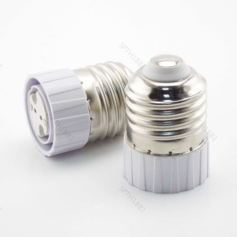 AC 110V 220V E27 ถึง MR16 ซ็อกเก็ตหลอดไฟฐาน Led ปลั๊กแปลงโคมไฟผู้ถืออะแดปเตอร์สกรู E27/MR16 ฮาโลเจน CFL TH18B1
