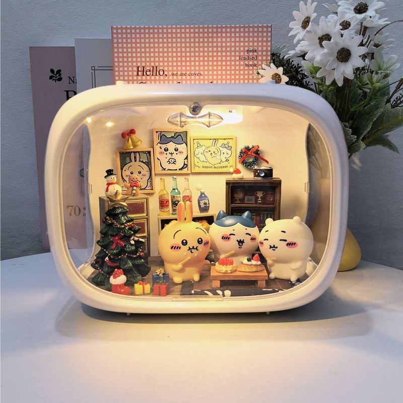 Jiikawa Figure-Made Mystery Box chikawa chikawa เครื่องประดับของขวัญคริสต์มาส P