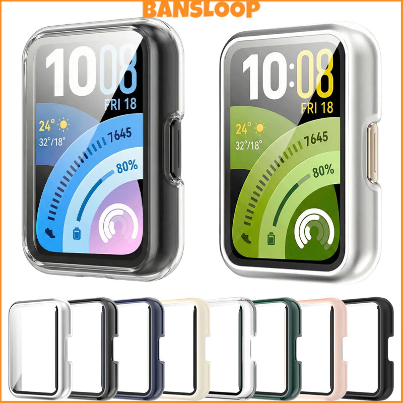 กรณีฟิล์มแก้วนิรภัย PC for Huawei Band 11 /11 Pro /10 9 8 อุปกรณ์ปกป้องกันกระแทกหน้าจอ for Huawei Band 10 9 8 NFC