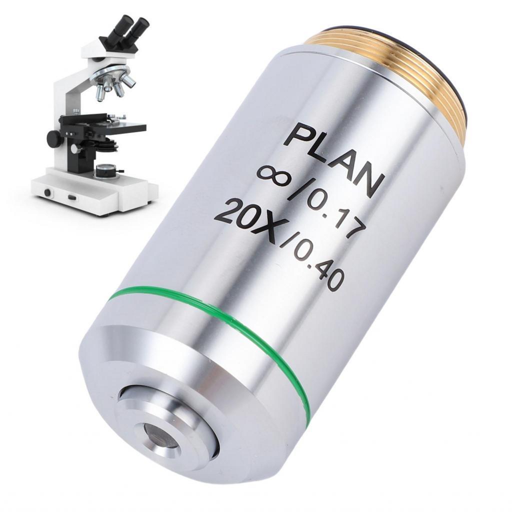 20X Plan Infinity Objective Lens 20.2 มม. RMS สำหรับกล้องจุลทรรศน์ชีวภาพ