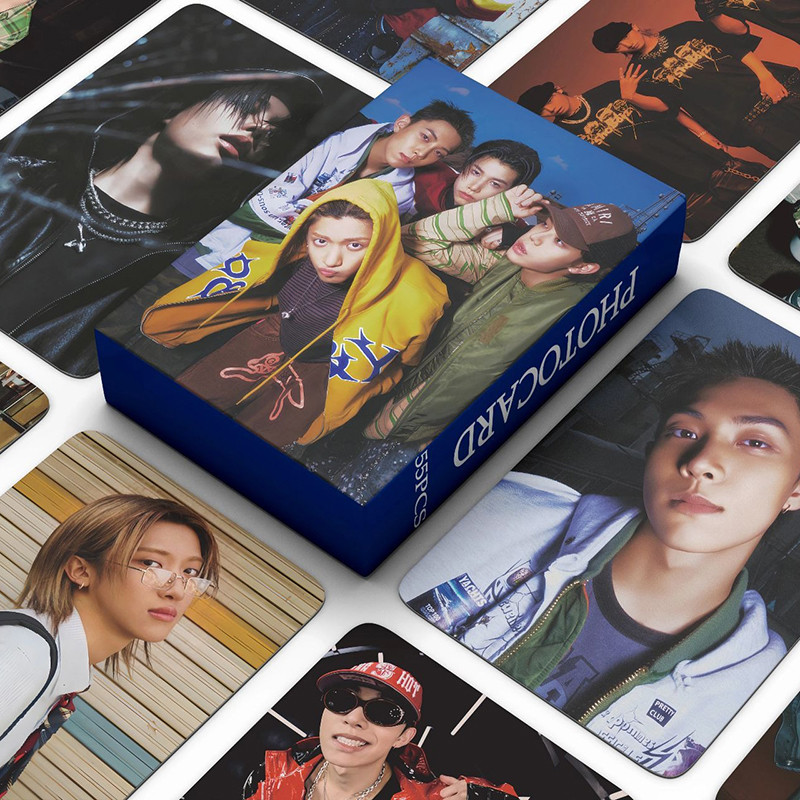 55 ชิ้น/กล่อง LNGSHOT Photocards SHOT CALLERS อัลบั้ม KPOP LOMO การ์ดคอลเลกชัน