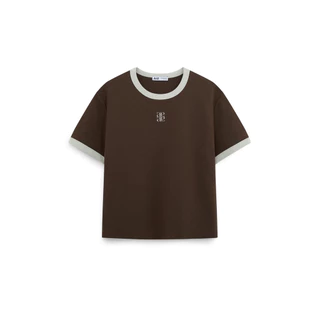 AIIZ (เอ ทู แซด) - AIIZ เสื้อยืดผู้หญิงแขนสั้น AIIZ Women’s Ringer T-Shirt