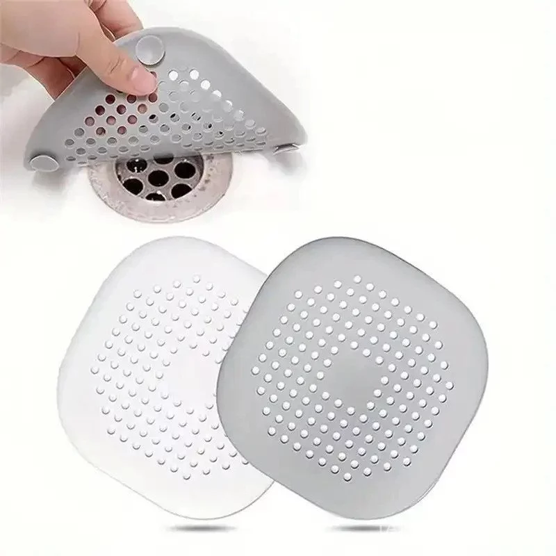 Silicone Sink Drain Cover Hair Catcher Filter