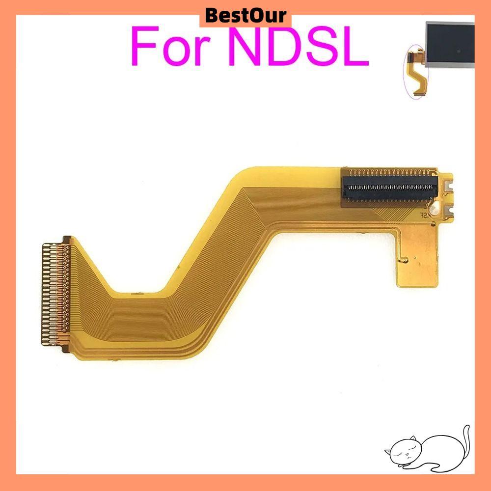 BESTOUR สายหน้าจอ LCD, ซ่อมอะไหล่ริบบิ้นหน้าจอด้านบน, เปลี่ยนสายริบบิ้น LCD DIY สําหรับ NDSL/ DS Lit