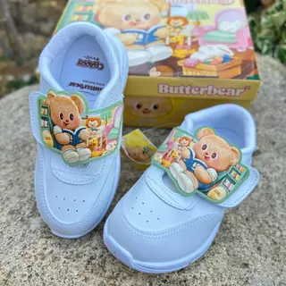 CHAPPY รองเท้านักเรียนหญิง CPS-BB1-2 น้องหมีเนย ButterBear รองเท้านักเรียนใหม่ล่าสุด SIZE 25-42