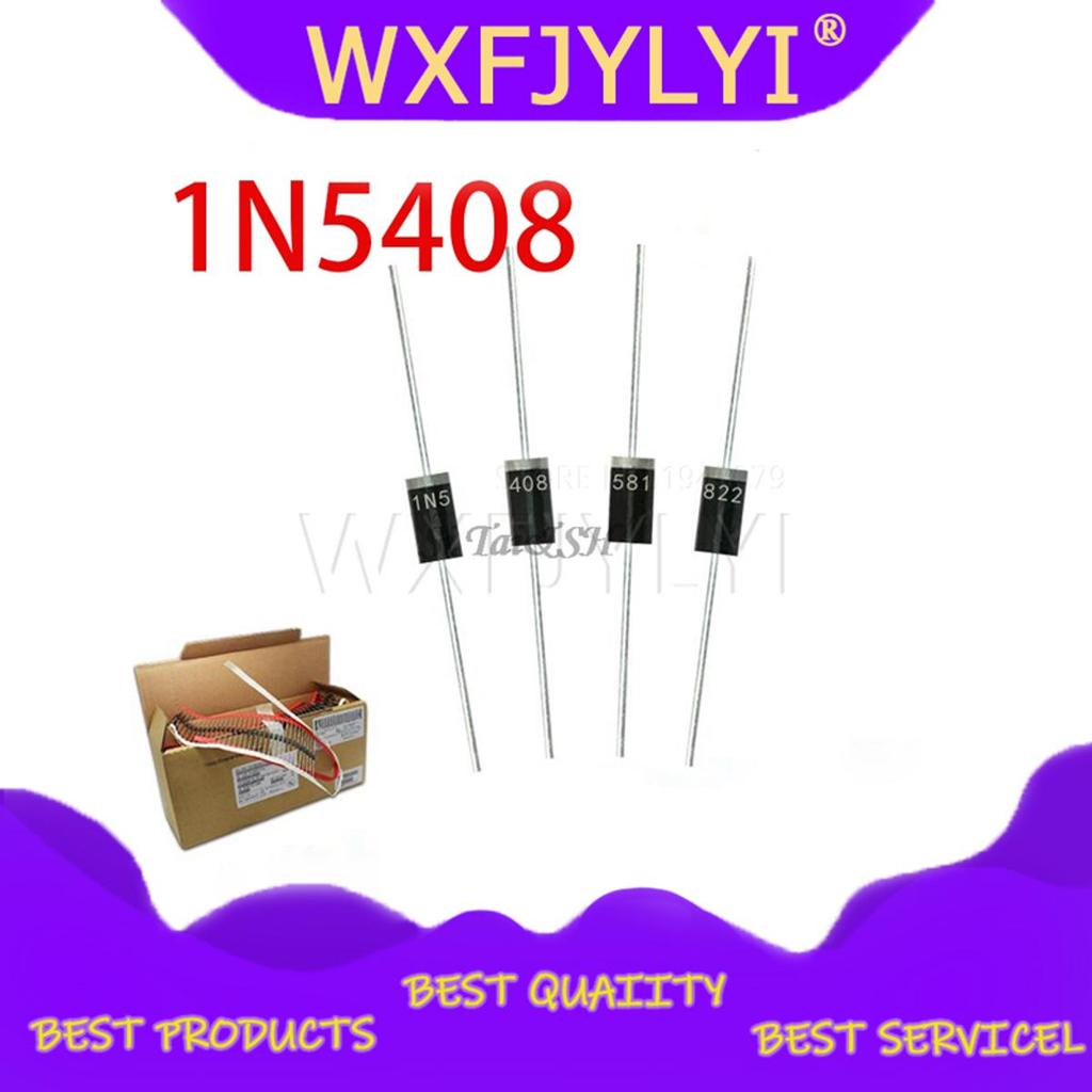 20 ชิ้น IN5408 1N5408 3A 1,000V DO-27 ไดโอดเรียงกระแส