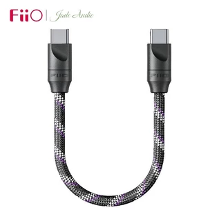 FiiO Trust Series Type-C ถึง Type-C สายถอดรหัสสายสัญญาณเสียง RCA 3.5 มม.สายบันทึกคู่ USB-C ถึง C