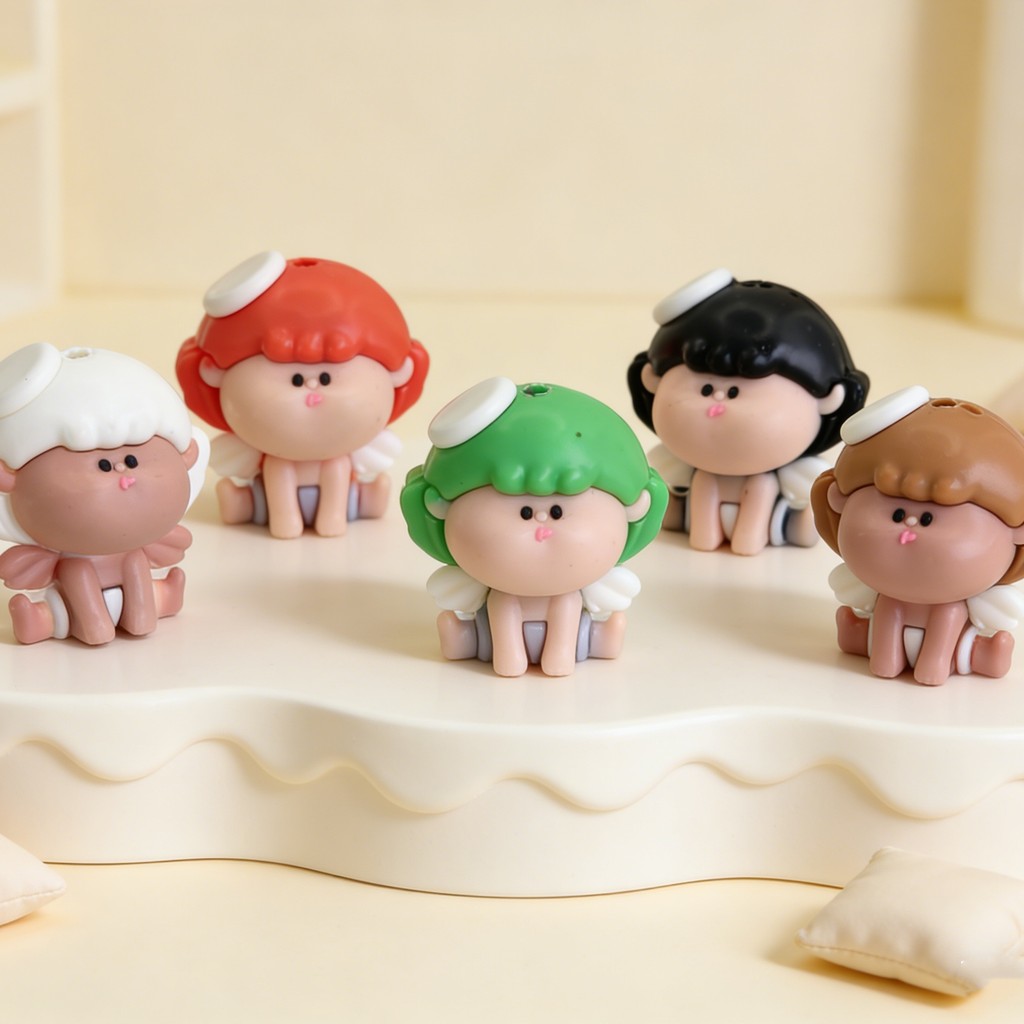 สร้อยคอสายลูกปัด ลายลิลิธ .material=ยางนุ่ม สำหรับทำเป็นเครื่องประดับ DIY