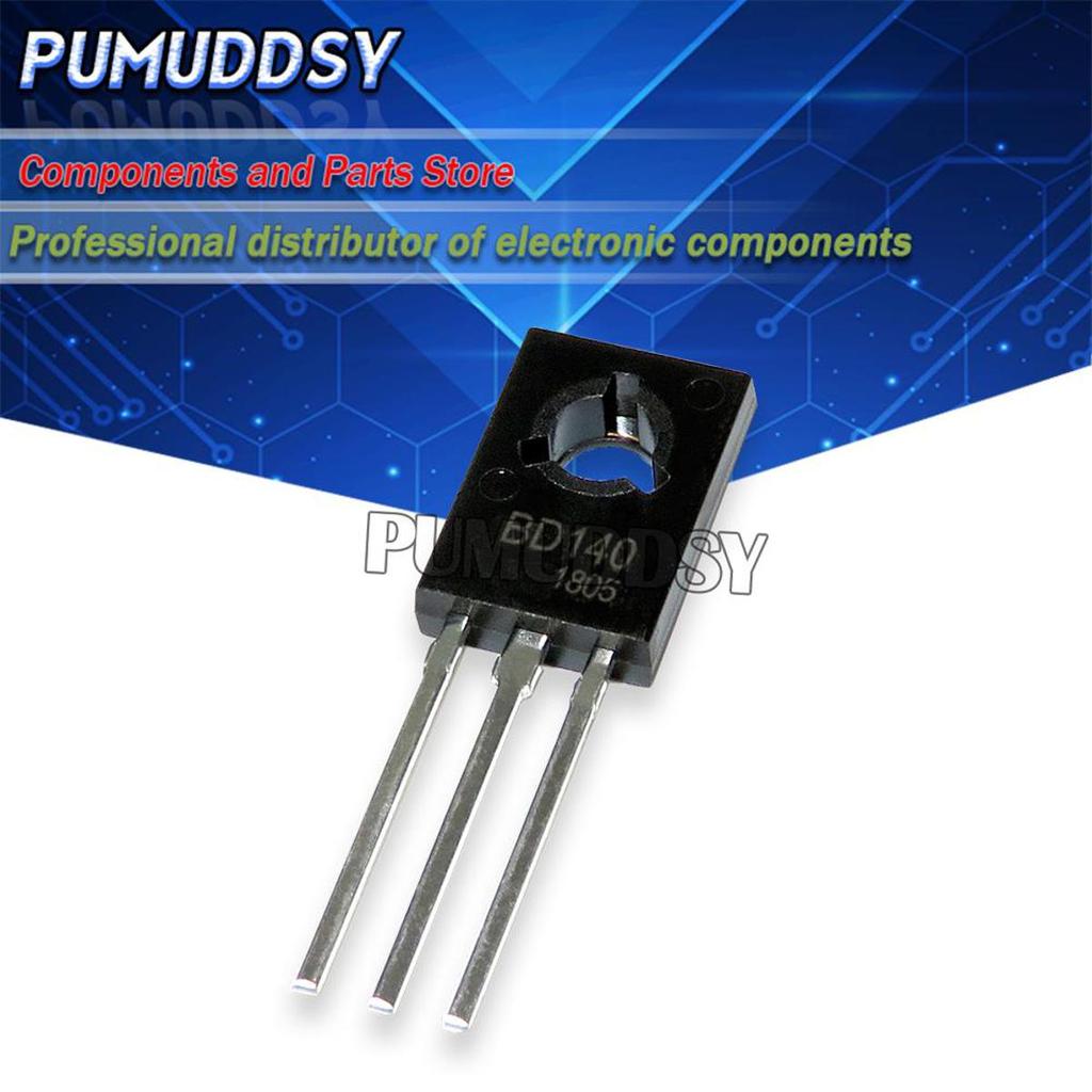 100PCS BD140 D140 TO-126 NPN 1.5A 80V NPN Epitaxial Triode ทรานซิสเตอร์ IC