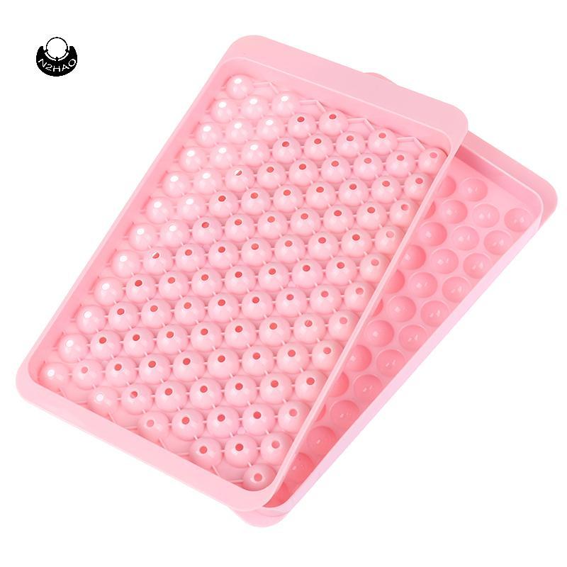 N2HAO 1 ชิ้น 104-Grid Mini Ice Cube ถาด, Easy Release รอบแม่พิมพ์สําหรับวิสกี้และเครื่องดื่ม A