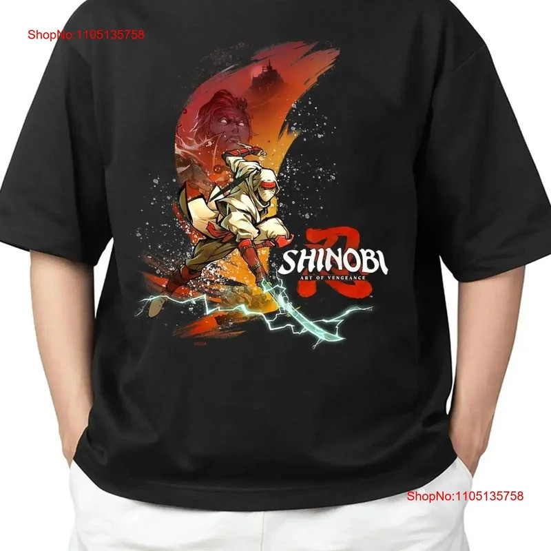 เสื้อยืด Shinobi Art of Vengeance สำหรับผู้ใหญ่ ไซส์ S ถึง 4XL สไตล์วินเทจ ลำลอง ทันสมัย สวมใส่สบาย 