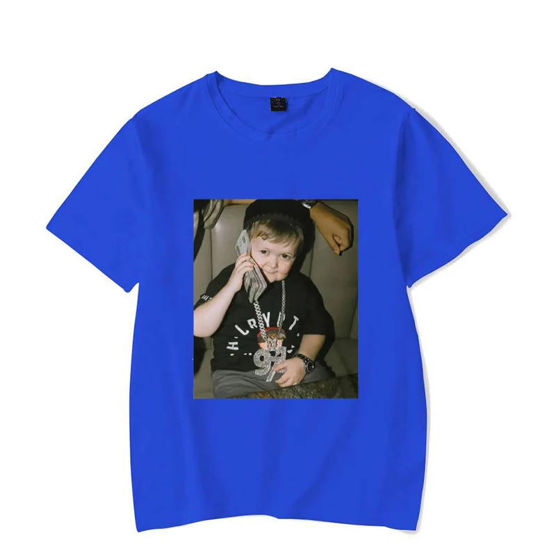 เสื้อยืดลาย Hasbulla Fighting เสื้อยืดลายกราฟิก Mini Khabib Blogger สำหรับผู้ชายและผู้หญิง เสื้อยืดโ