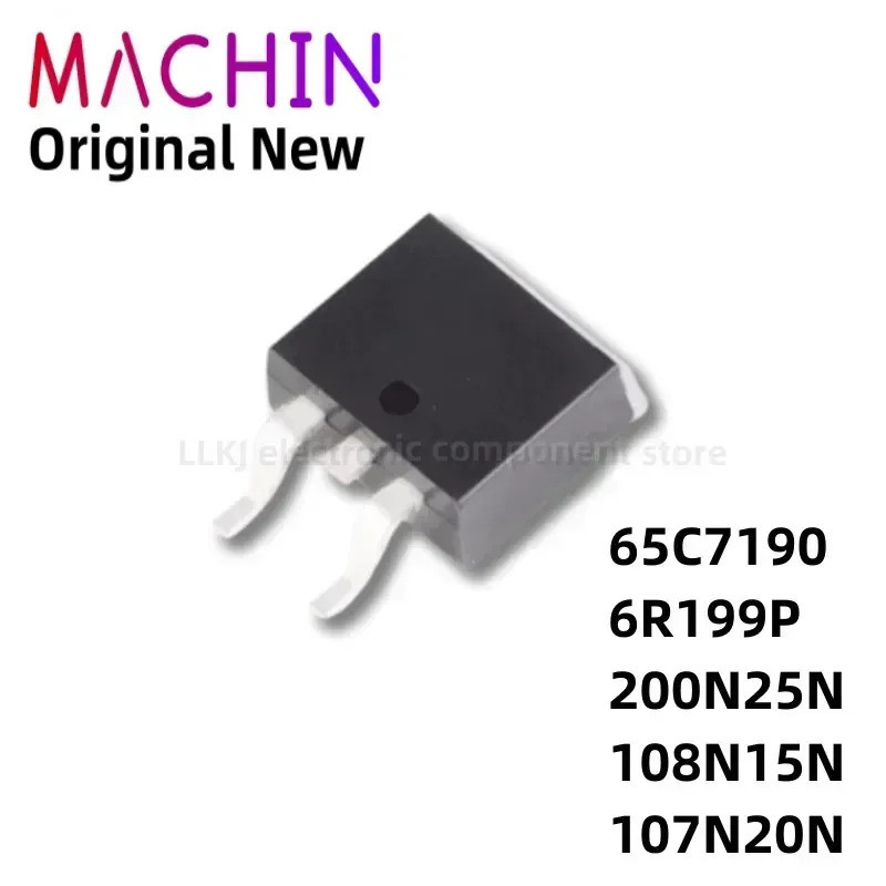 5pcs 65C7190 IPB65R190C7 IPB60R199CP 6R199P 200N25N IPB200N25N3G 108N15N IPB108N3G 107N20N3G 107N3G 