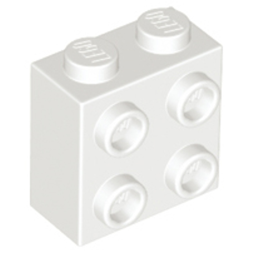 Brick2cube Part - Brick, Modified 1 x 2 x 1 2/3 with Studs on Side - 22885