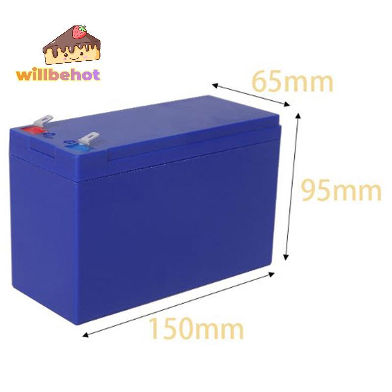 [Willbehot-t] 12V 7Ah Battery Case Fit 18650 Cells Empty Box 3*7 Holder 3S25A Niel Strip Storage Box