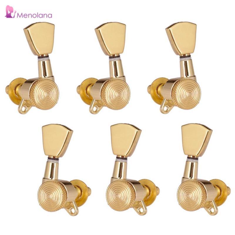 [Menolana] Guitar String Button Tuner Locking String Peg Machine Head Musical Part 3L3R