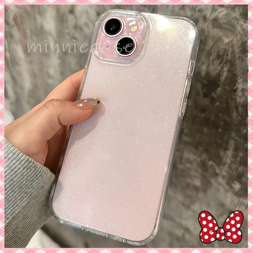 ✨️เคสสำหรับไอโฟน16PROMAX 11 12 13 14plus 15PRO โปร่งใส แฟลช หรูหรา กรณีโทรศัพท์มือถือ ป้องกันการชนกัน 6/7/8PLUS X/XR/XS